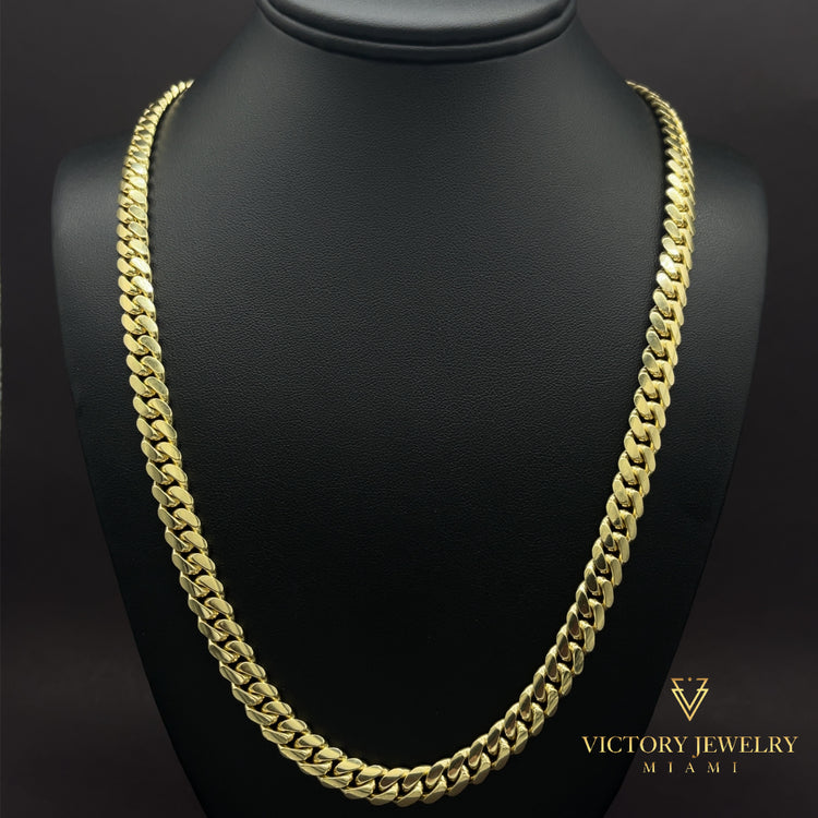 Gold Solid Cuban Chain