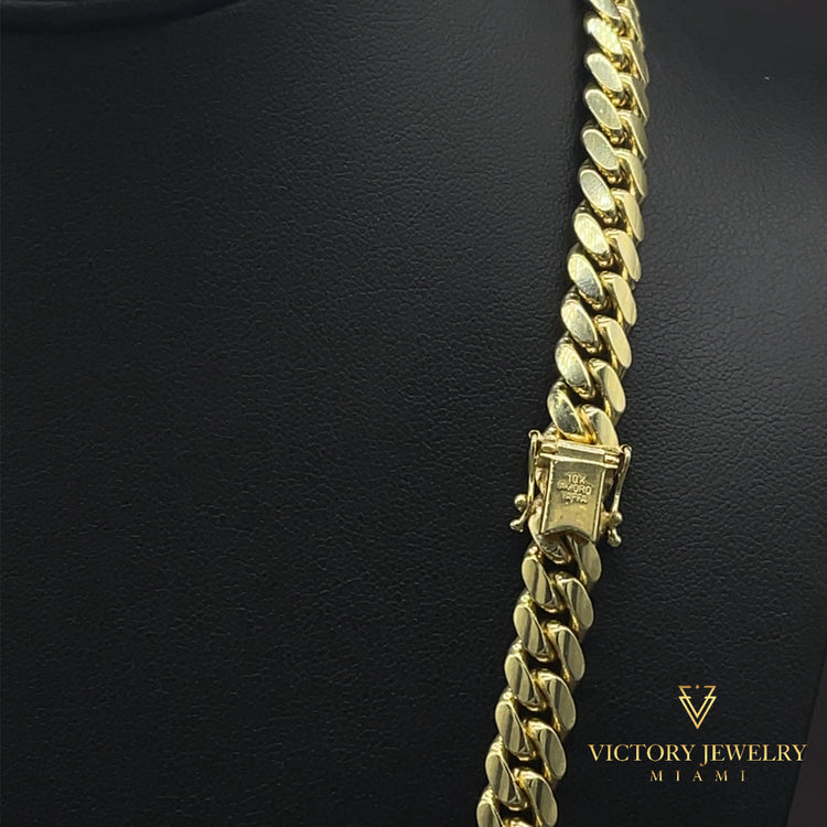 Gold Solid Cuban Chain