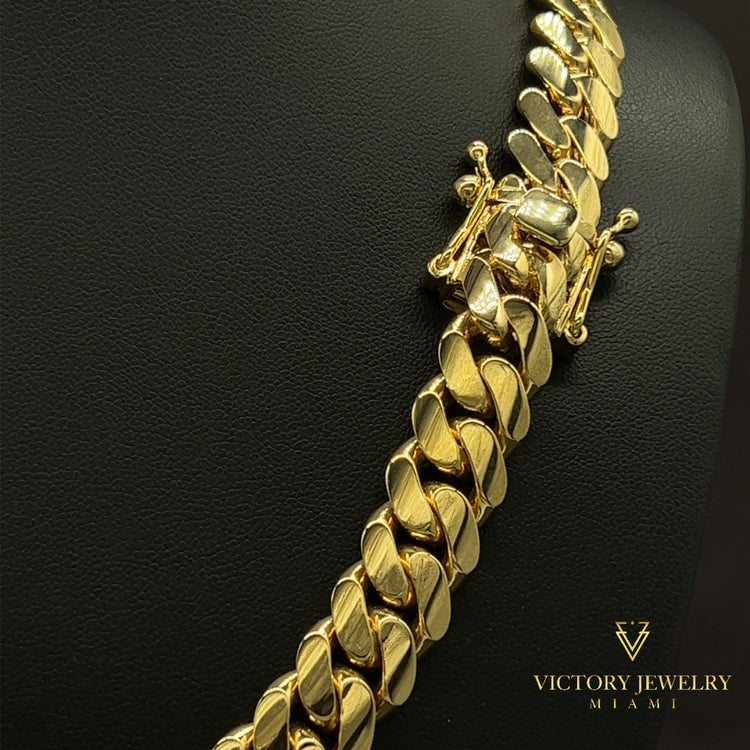 Gold Solid Cuban Chain