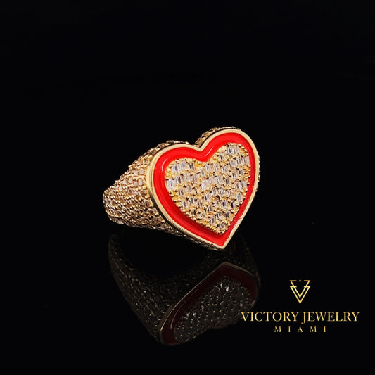 14K Gold IHeart Ring