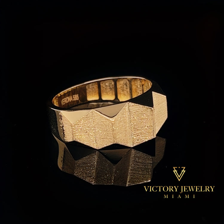 14K Gold Jupiter Ring